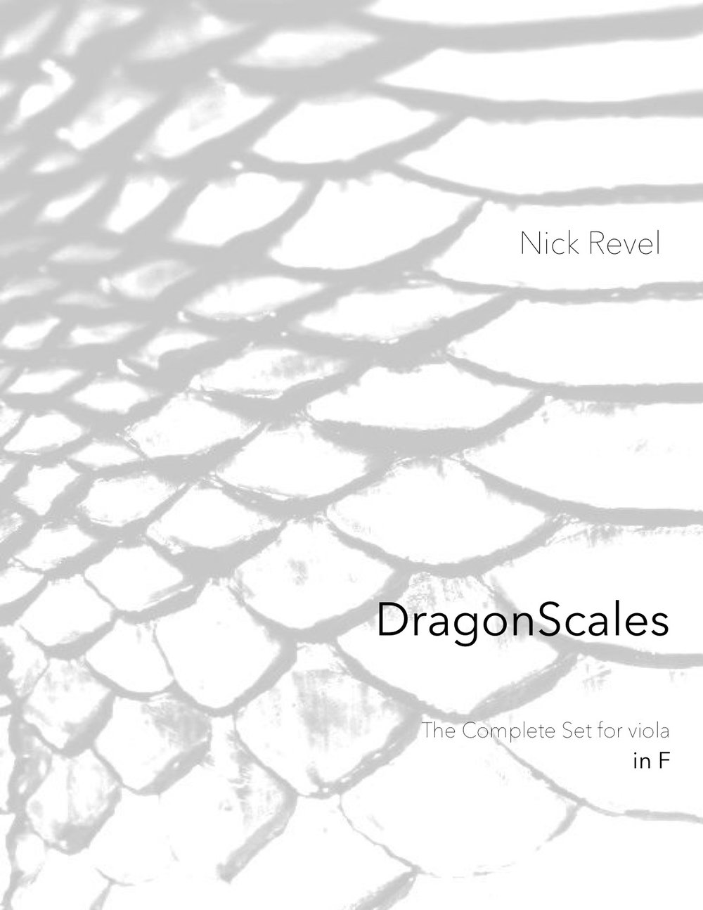 1000x1294 Notation In F, Viola Nick Revel - Dragon Scales Drawing