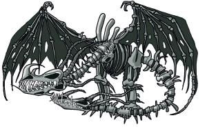 300x200 How To Draw A Boneknapper Dragon From How To Train Your Dragon - Dragon Skeleton Drawing