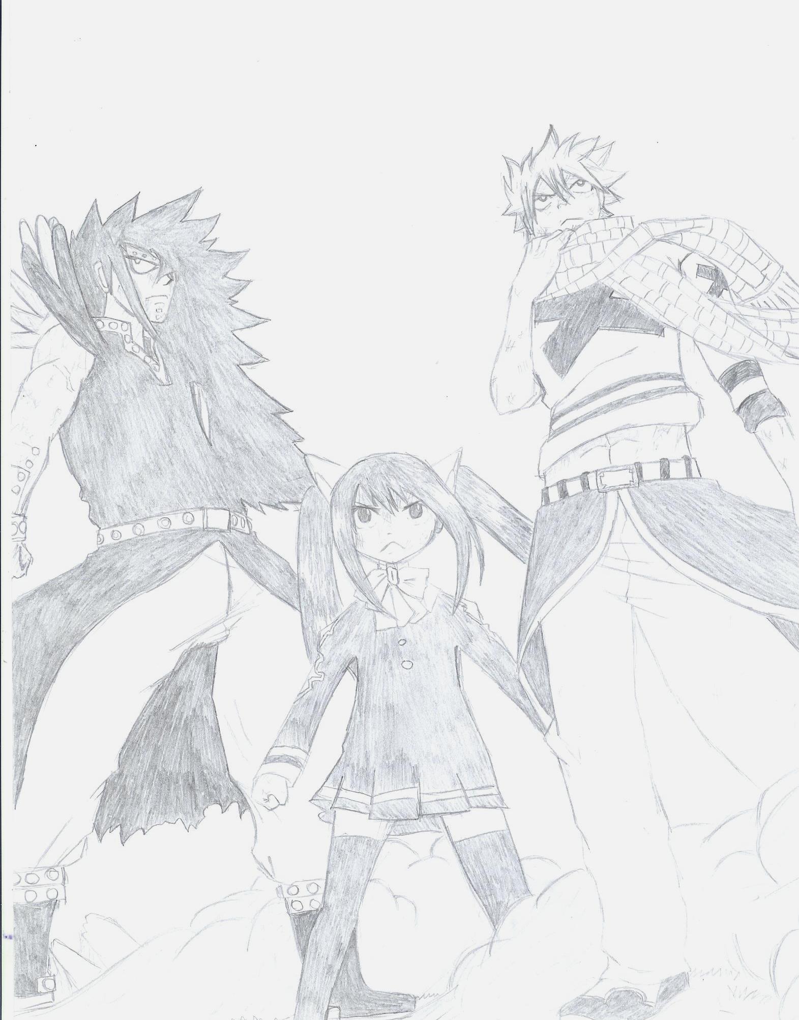1571x2005 Dragon Slayers Drawing Image - Dragon Tail Drawing
