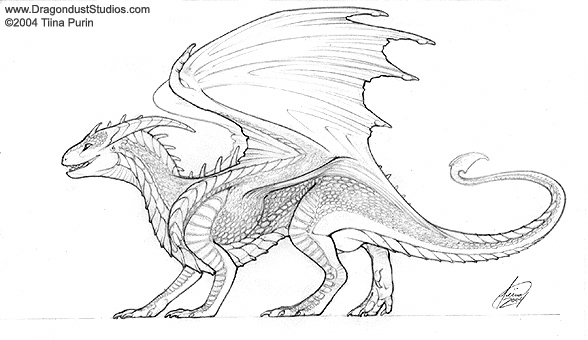 588x340 european dragon - Dragon Tail Drawing