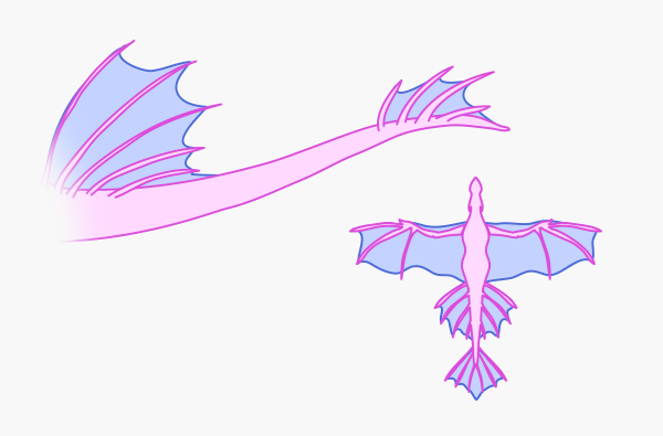 600x395 rawr! how to draw an anatomically correct dragon - Dragon Tail Drawing