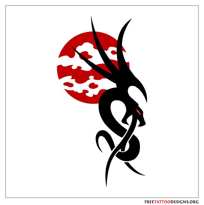 700x706 Custom Tatoo Detail Free Dragon Tattoo Designs - Dragon Tattoo Drawing