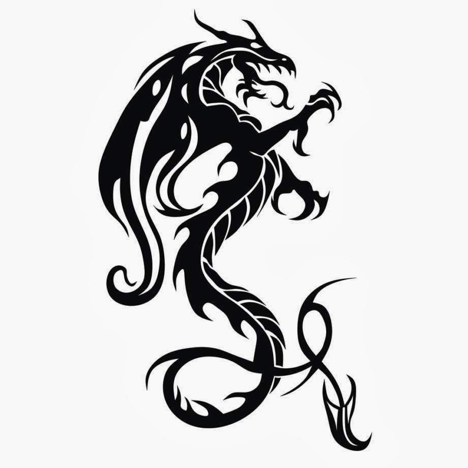 920x920 Latest Tribal Dragon Tattoos Designs - Dragon Tattoo Drawing