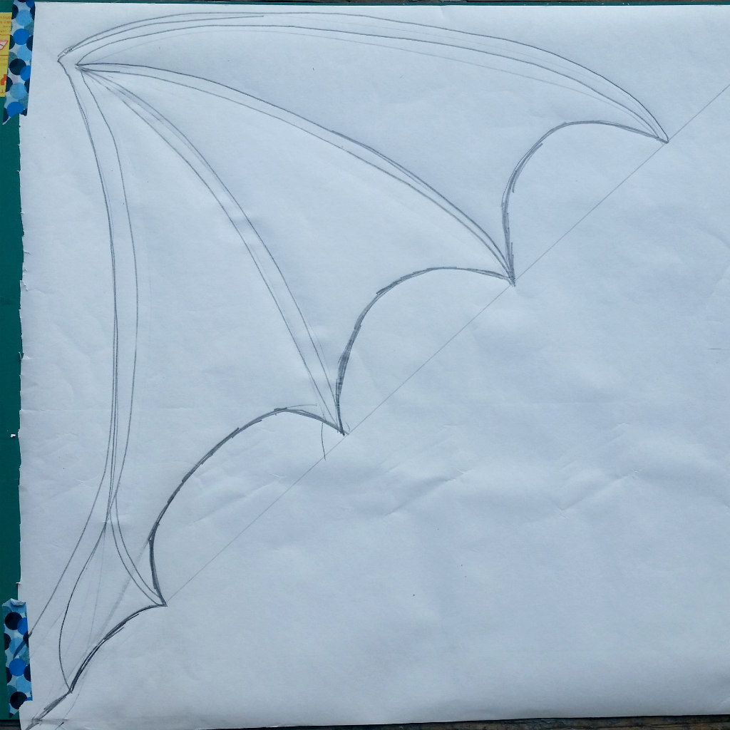 1024x1024 Stunning Dragon Wings Costume Tutorial Rinea - Dragon Wings Drawing