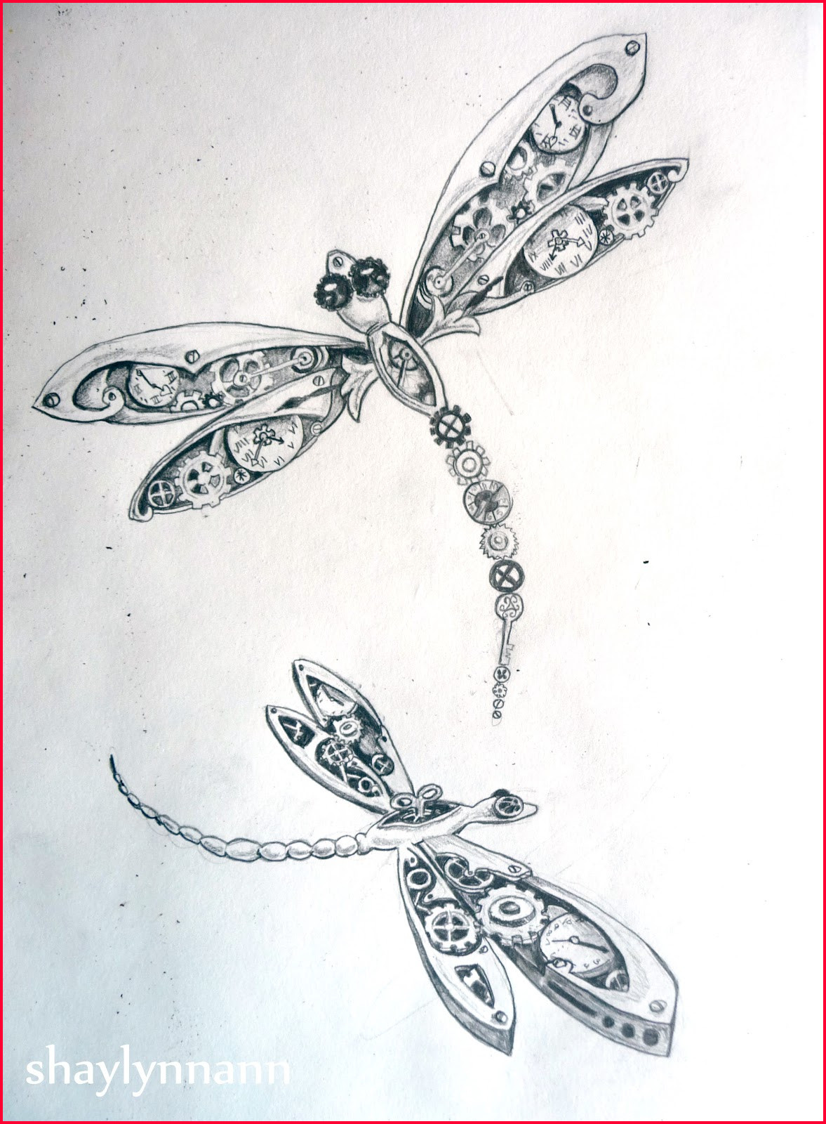 Dragonfly Pencil Drawing at Explore collection of