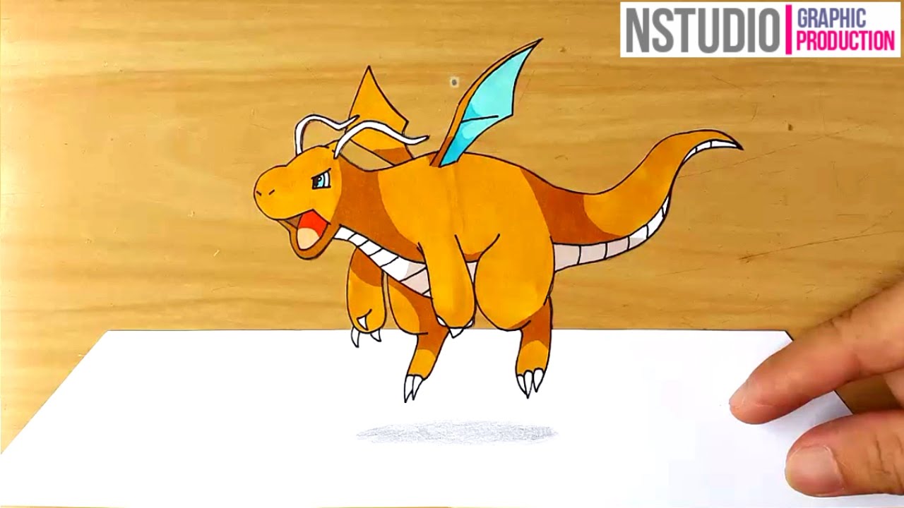 1280x720 how to draw pokemon dragonite step - Dragonite Drawing