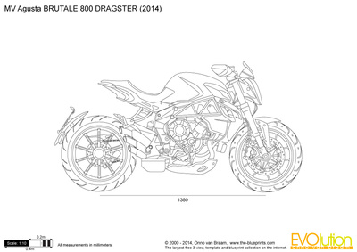 400x283 mv agusta brutale dragster vector drawing - Dragster Drawing