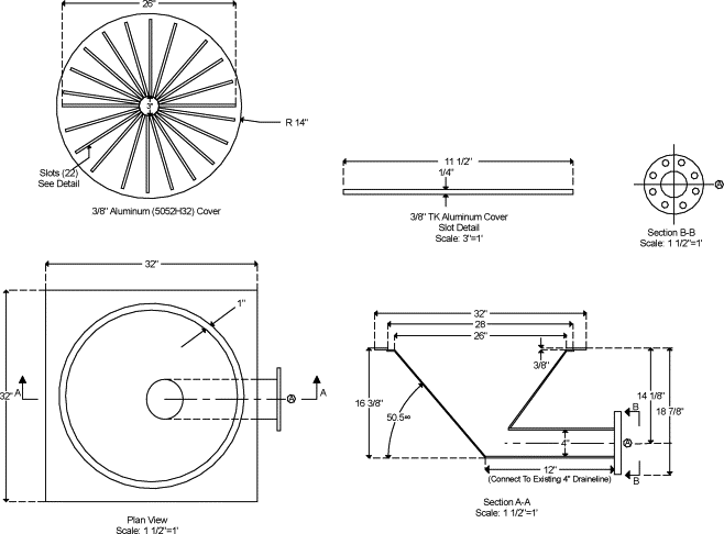 658x486 drain insert modification for diameter culture tanks - Drain Drawing