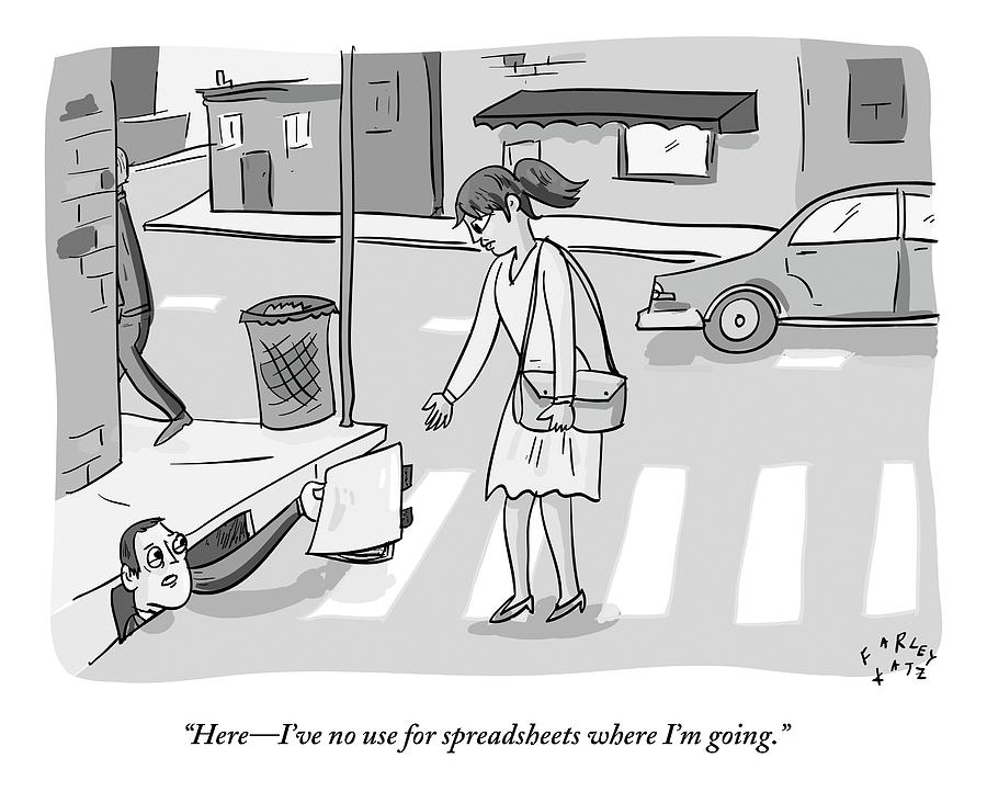 900x732 a man peeking out of a sewer drain is handing drawing - Drain Drawing