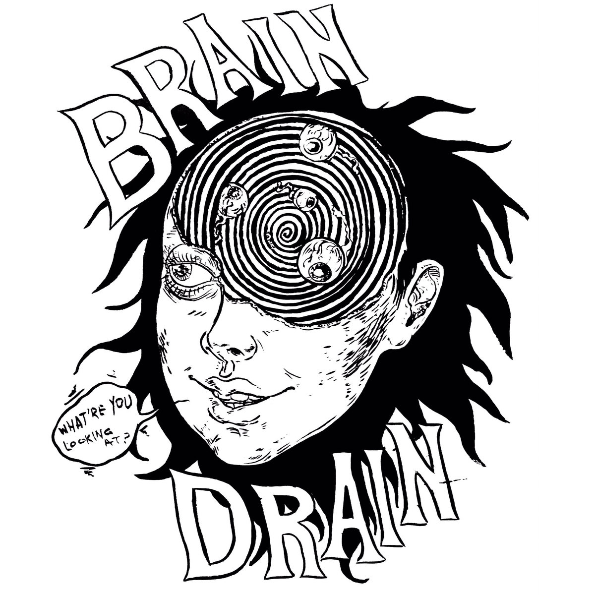 1200x1200 bitches and stitches brain drain - Drain Drawing