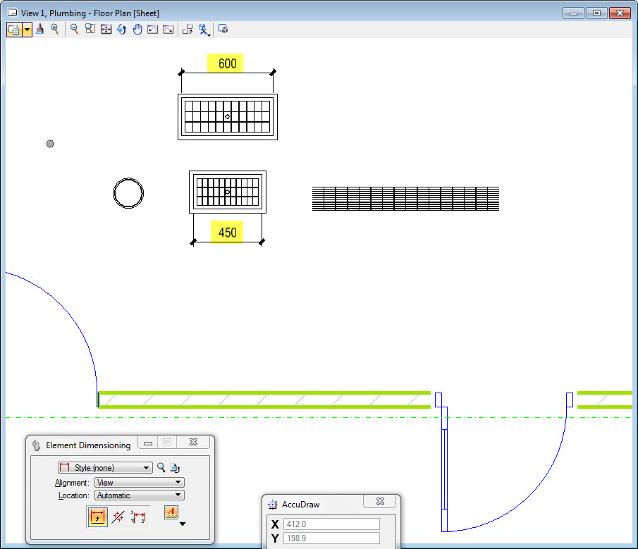 905x779 How To Customize Mechanical Plumbing Plan Symbols In Aecosim - Drainage Drawing Symbols