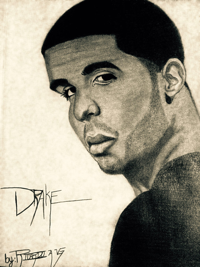 640x853 Drawing Of Singer Drake - Drake Drawing