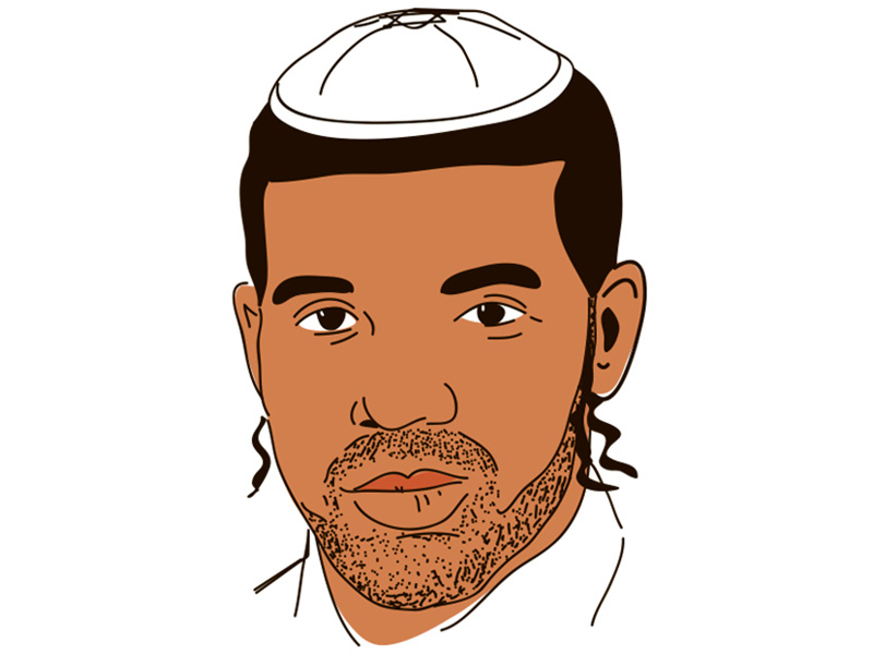 800x600 He's Arguably The Most Famous Black Jew Of Our Age, And He - Drake Drawing