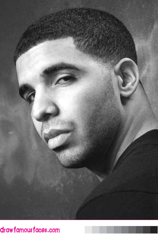 600x890 How To Draw Drake Draw Famous Faces - Drake Drawing