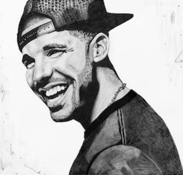 375x357 Smiling Drake Drawing - Drake Drawing
