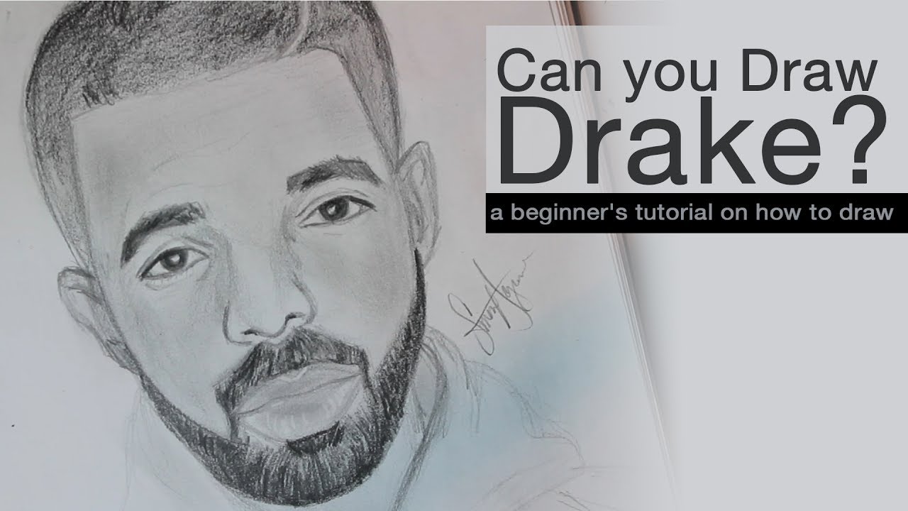 1280x720 How To Draw - Drake Drawing Easy