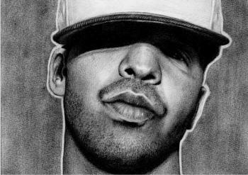 350x247 How To Draw Drake, Step - Drake Drawing Easy