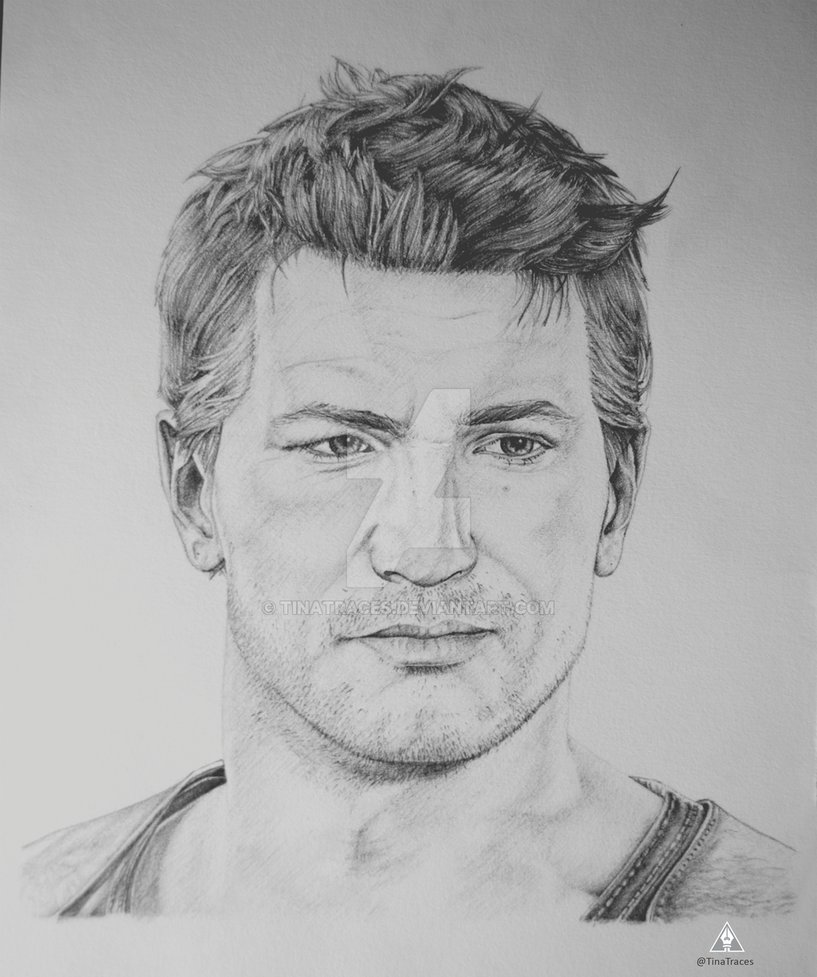 817x977 Nathan Drake, Uncharted Series - Drake Drawing Pictures
