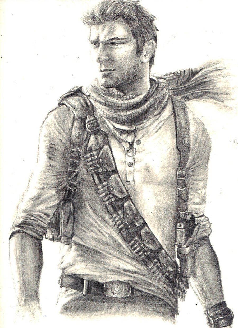 900x1242 Nathan Drake Drawing Picture Drawing Skill - Drake Drawing Pictures