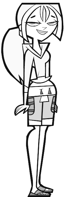 216x635 how to draw bridgette from total drama island and action - Drama Drawing