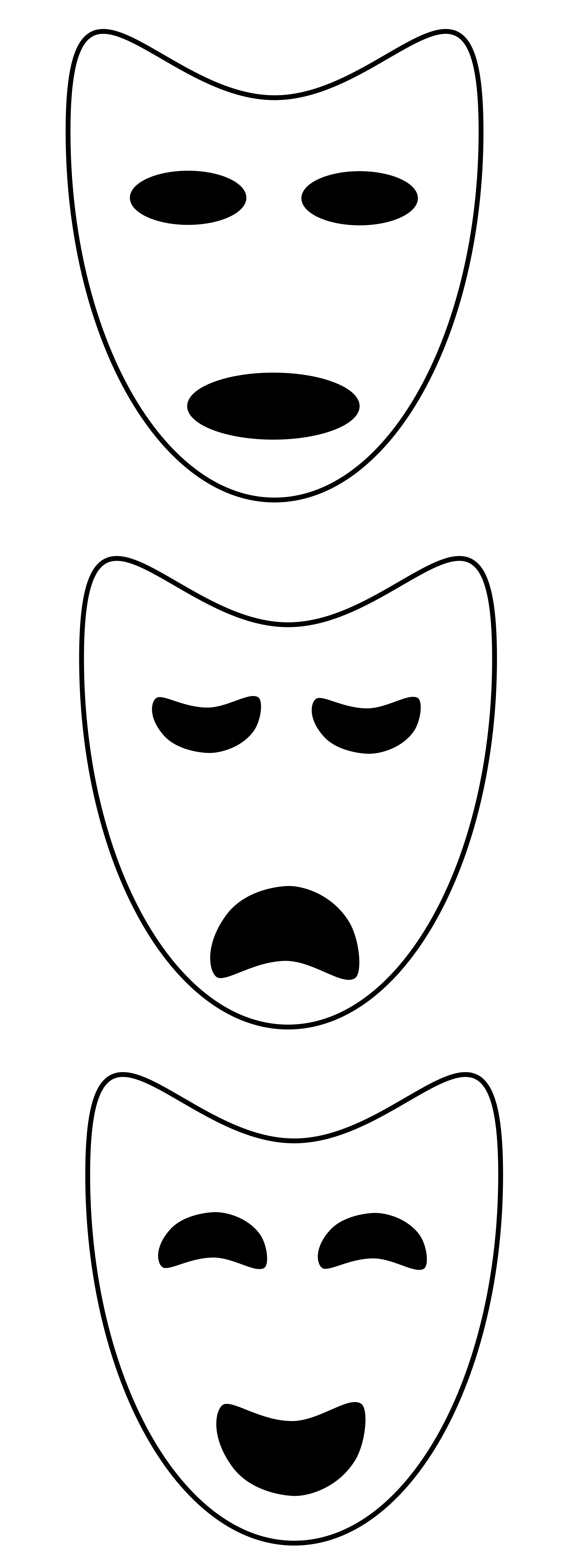 2000x5537 comedy tragedy mask free stock huge freebie! download - Drama Mask Drawing