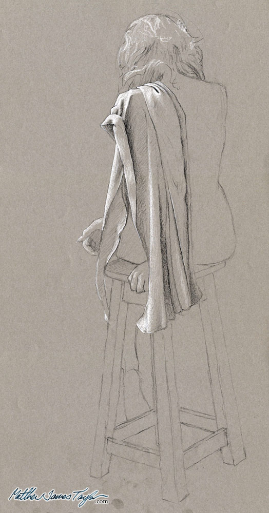 524x1000 life drawings with drapery - Drapery Drawing