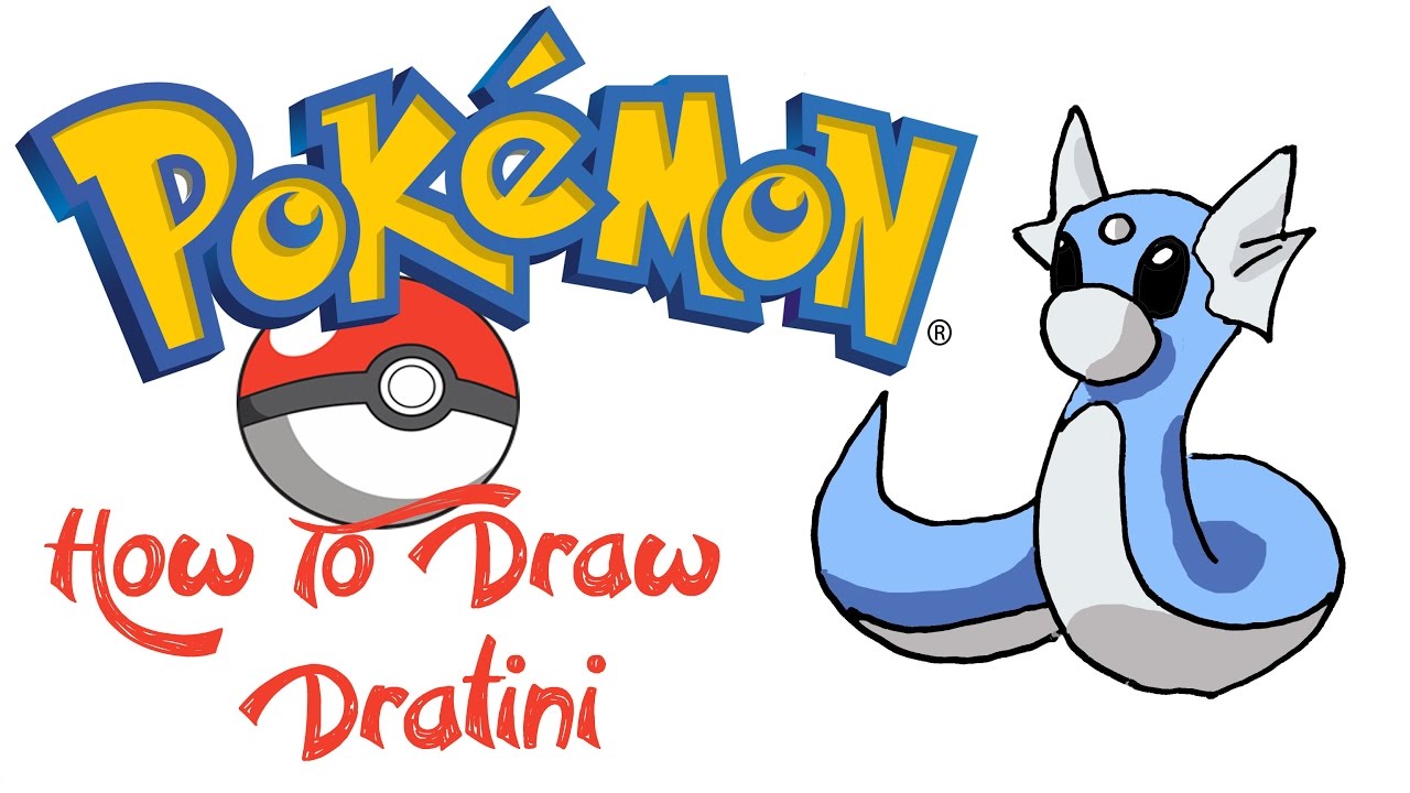 1280x720 How To Draw Dratini - Dratini Drawing