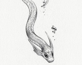 Dratini Drawing at PaintingValley.com | Explore collection of Dratini ...