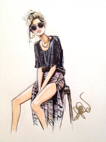 359x480 Glamorous Fashion Sketches And Illustrations Best - Draw Fashion Drawing