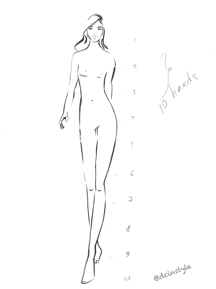 750x1000 how to draw fashion illustration fashion figure - Draw Fashion Drawing