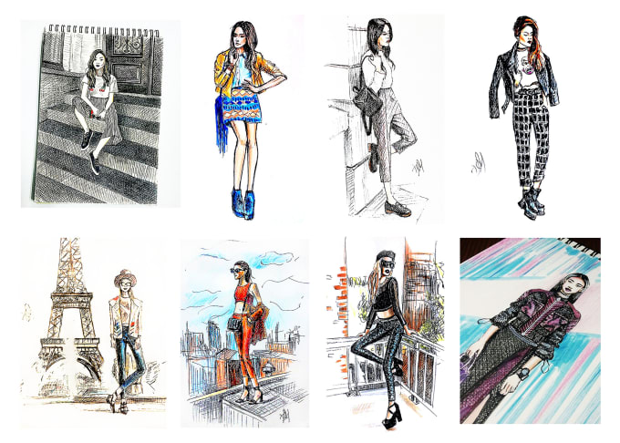 680x486 draw fashion illustration in freestyle - Draw Fashion Drawing