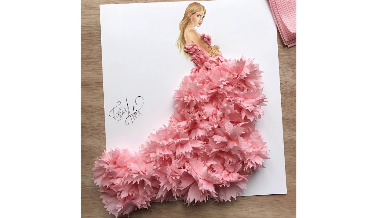 1280x720 How To Draw Fashion Illustration - Draw Fashion Drawing