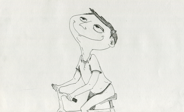 715x435 Drawing Bike Rider The B Roll - Drawing 101