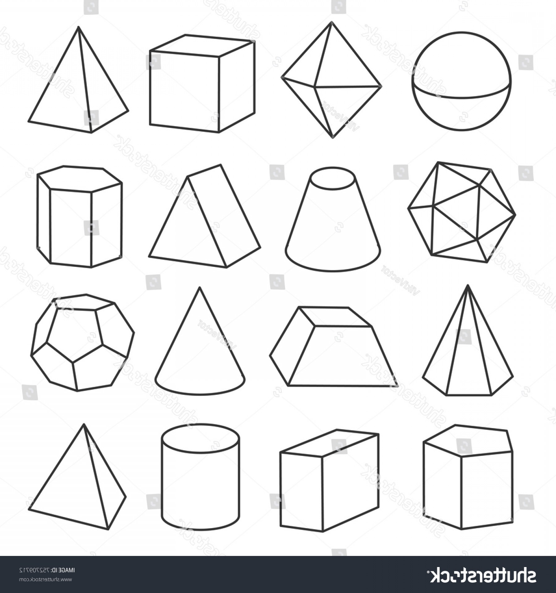 draw 3 dimensional shapes