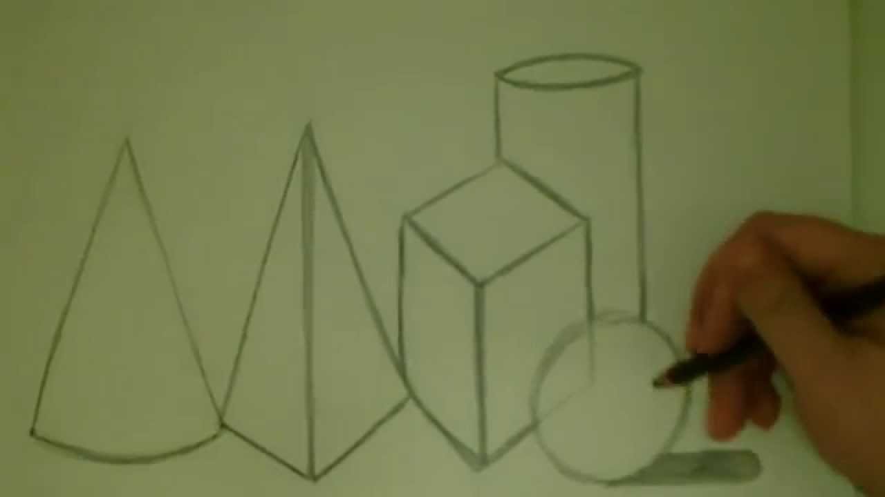 1280x720 Let's Draw D Shapes Together! - Drawing 3 Dimensional Shapes