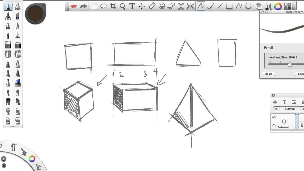 1280x720 Dimensional Shapes - Drawing 3 Dimensional Shapes