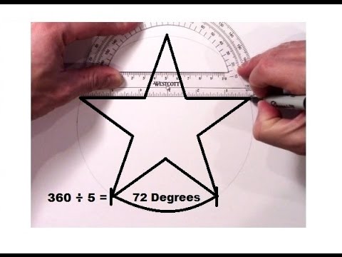 480x360 How To Draw A Perfect Point Star - Drawing A 5 Point Star