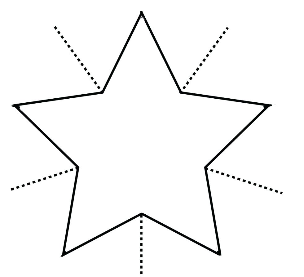 Drawing A 5 Point Star at PaintingValley.com | Explore collection of