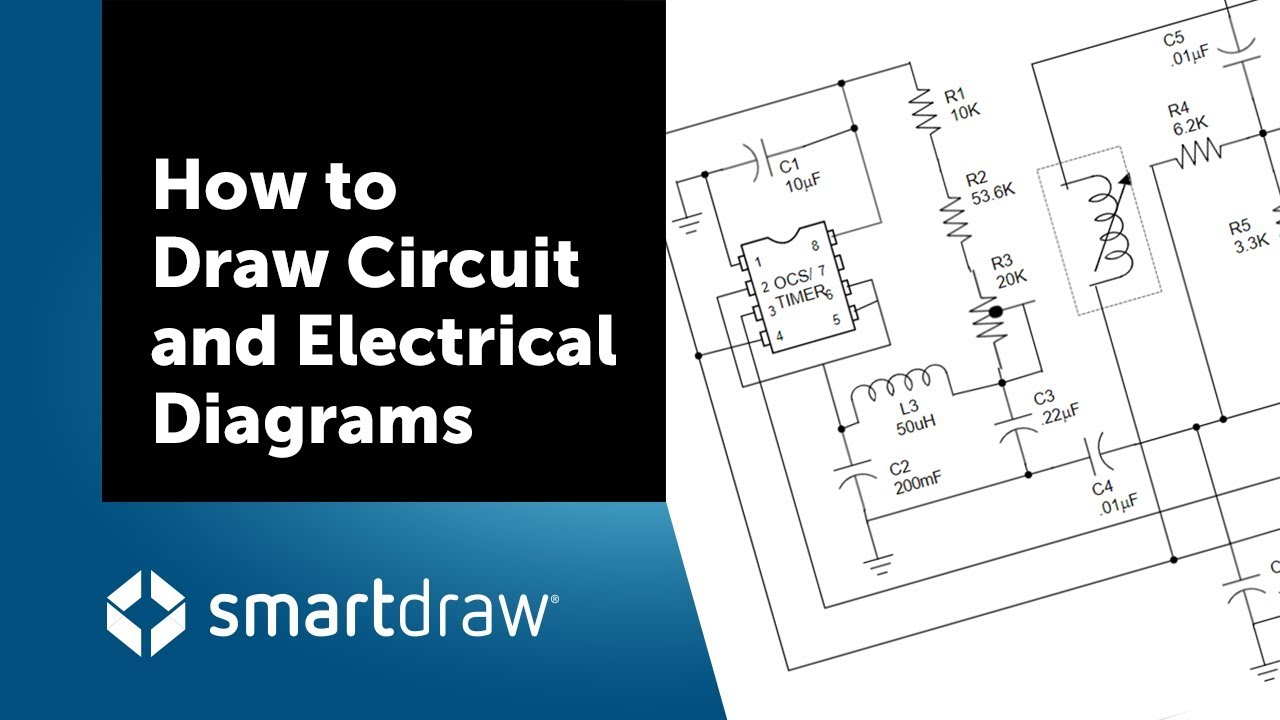 1280x720 How To Draw Circuit And Electrical Diagrams With Smartdraw - Drawing A Diagram