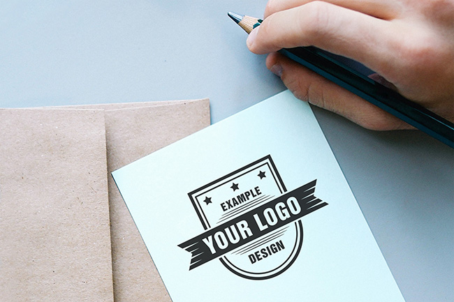 650x433 pencil sketch logo design how to turn a hand drawn logo into - Drawing A Logo Free