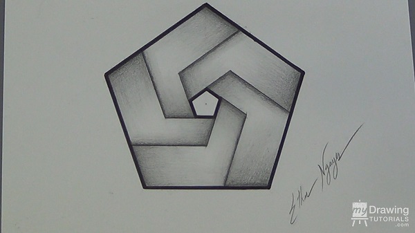 600x337 how to draw an impossible pentagon impossible shapes my - Drawing A Pentagon