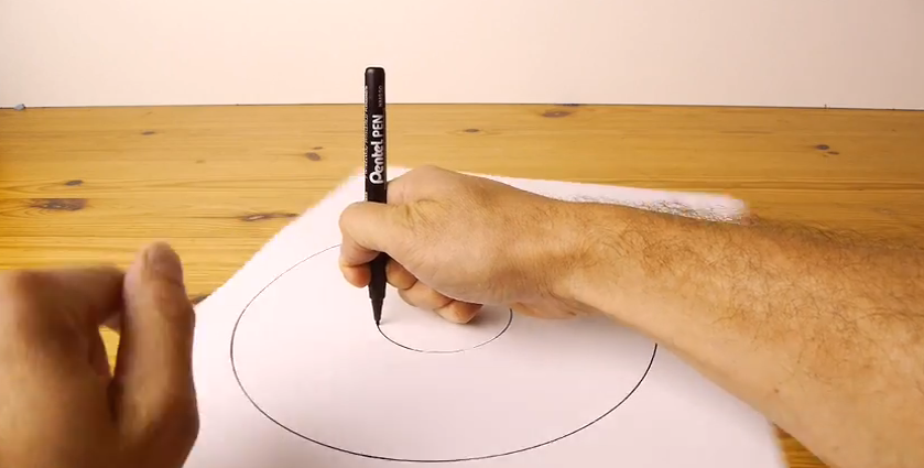 839x425 we finally learn how to draw a perfect circle without tracing it - Drawing A Perfect Circle