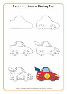 236x333 how to draw a cartoon race car art drawings patterns car - Drawing A Race Car
