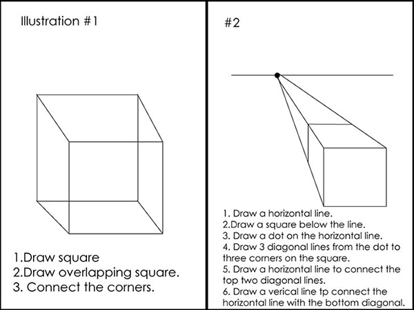 600x450 How To Draw A D Rectangle Or Cube Southern Bon Vivant - Drawing A Rectangle