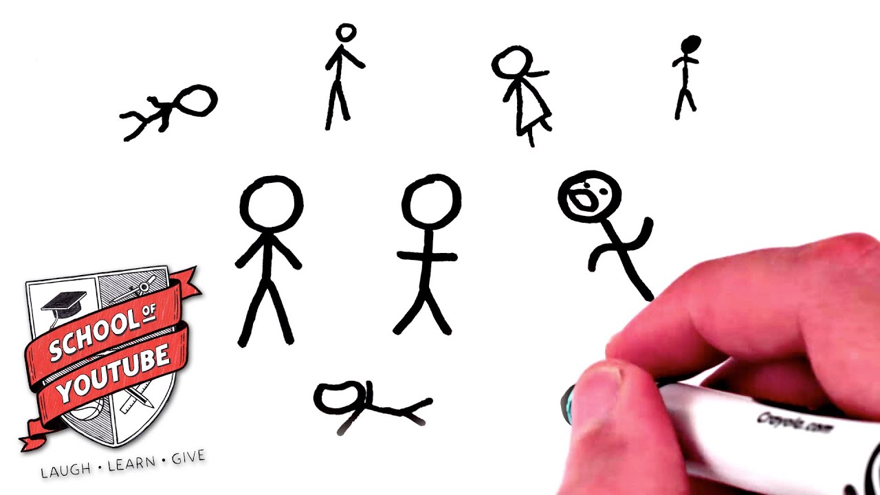1280x720 how to draw a stick figure - Drawing A Stickman