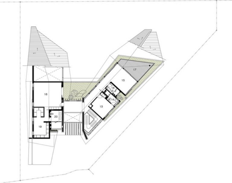 768x607 design houses two floors in land trapezoid design house design - Drawing A Trapezium