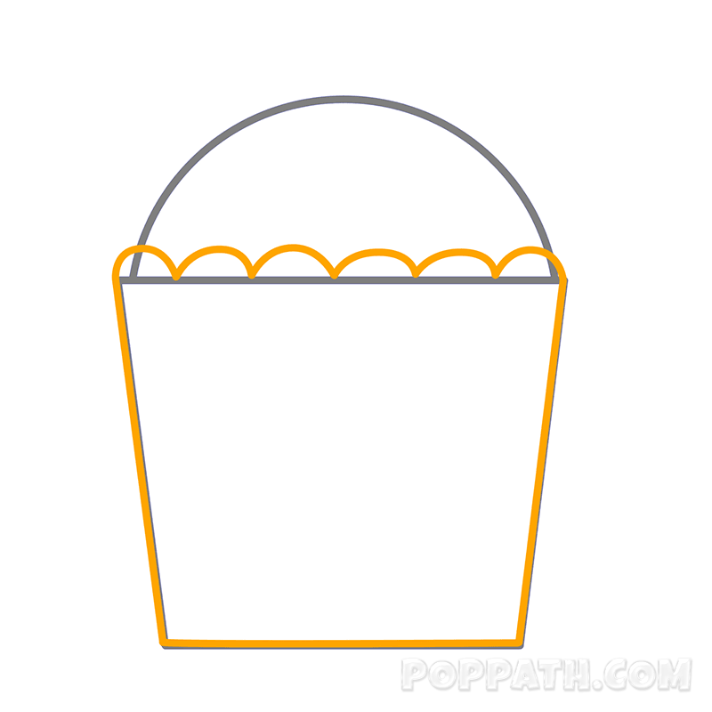 800x800 How To Draw A Cute Kawaii Popcorn Pop Path - Drawing A Trapezoid