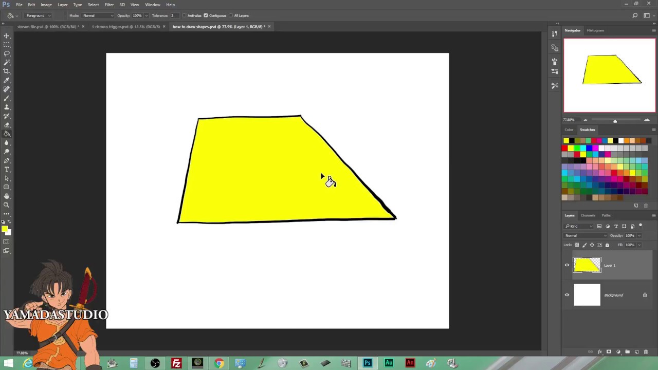 1280x720 How To Draw Trapezium Trapezoid Shape Color Tutorial - Drawing A Trapezoid