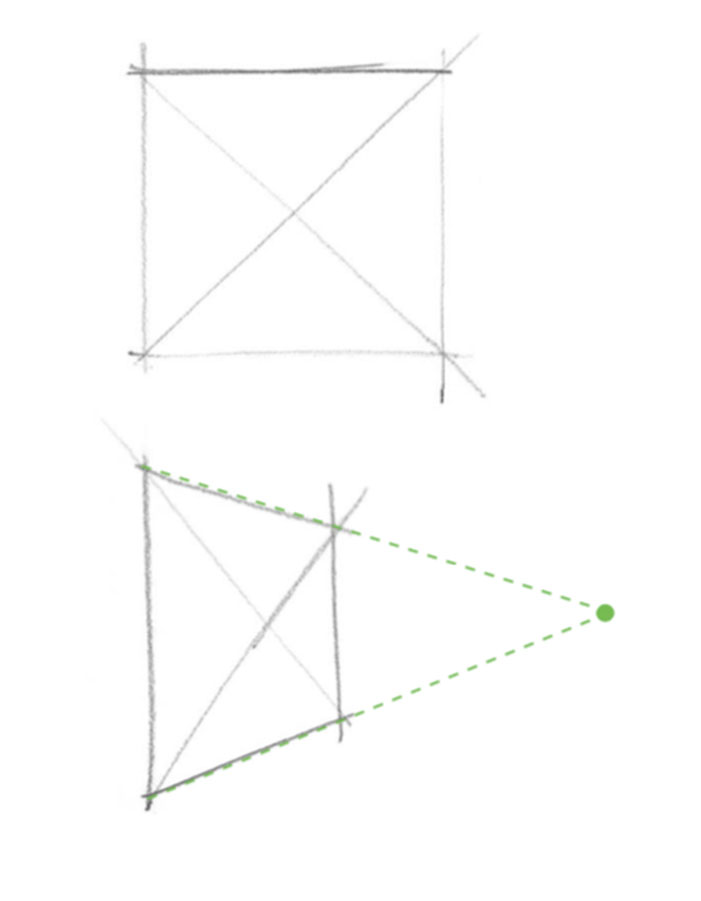 701x901 How To Master The Vanishing Point Quarto Knows Blog - Drawing A Trapezoid