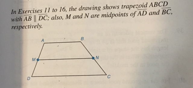 640x292 Solved In Exercises To The Drawing Shows Trapezoid - Drawing A Trapezoid
